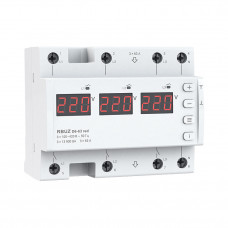 Трехфазное реле напряжения RBUZ D6-63 red