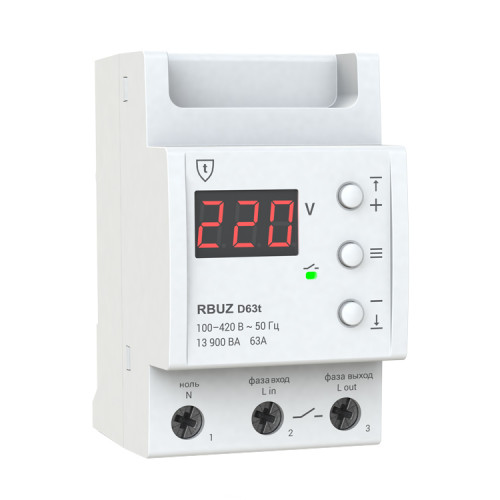 Реле напряжения RBUZ D63t Реле напряжения RBUZ D63t