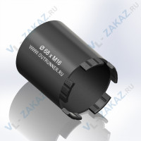 Алмазная коронка "OUTRUNNER" (МИКРОУДАР) D 68 *TL80*M16*R-Slots*Segment-5 TURBO* LASER WELDING (ПОД СИСТЕМУ ПЫЛЕУДАЛЕНИЯ)