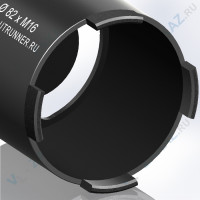 Алмазная коронка "OUTRUNNER" D 82 *TL80*M16*R-Slots*Segment-4* LASER WELDING (ПОД СИСТЕМУ ПЫЛЕУДАЛЕНИЯ)