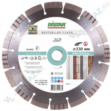 Круг алмазный 1A1RSS/C3-H 232x2.6/1.8x12x22.23-16 Bestseller Universal Distar