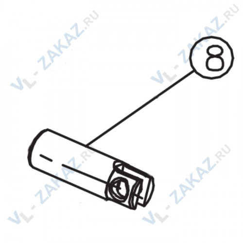 8. Палец бойка DBLH 180