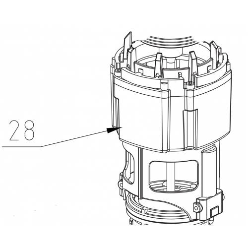 28. Поршневая группа №1 MD40
