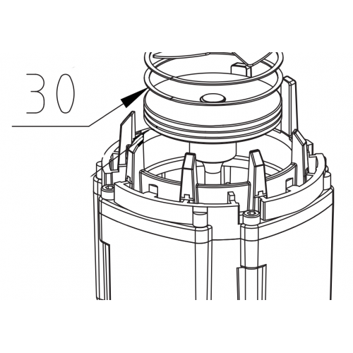 30. Поршневое кольцо MD40