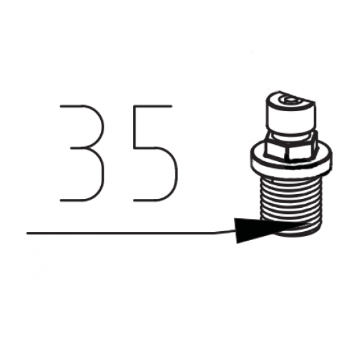 35. Свеча зажигания MD40 35. Свеча зажигания MD40