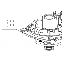 38. Поролоновое кольцо двигателя MD40 38. Поролоновое кольцо двигателя MD40