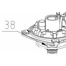 38. Поролоновое кольцо двигателя MD40