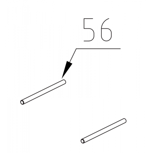 56. Штифт прижимной скобы MD40 56. Штифт прижимной скобы MD40