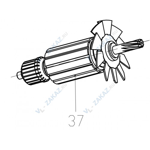37. Ротор CAYKEN OND-916PD (H) 37. Ротор CAYKEN OND-916PD (H)
