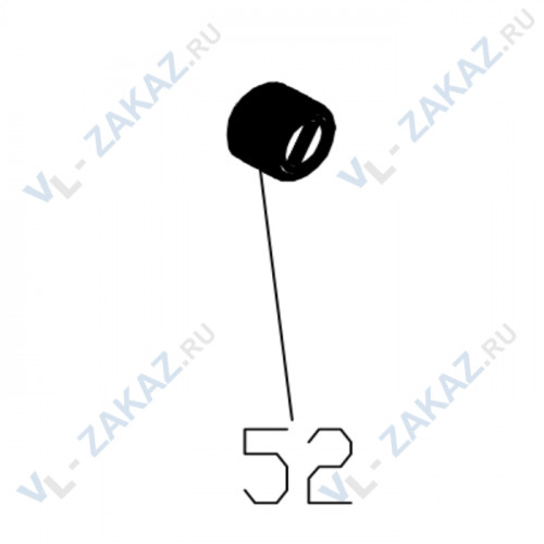52. Заглушка щеткодержателя CAYKEN SCY-18PA 52. Заглушка щеткодержателя CAYKEN SCY-18PA